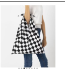 Azuma Furoshiki Tote Bag (Checker Pattern)
