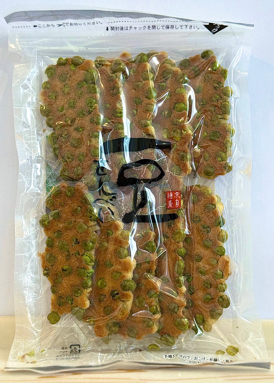 Handmade Bean Crackers (Green Peas)
